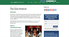 Desktop Screenshot of gionfestival.org